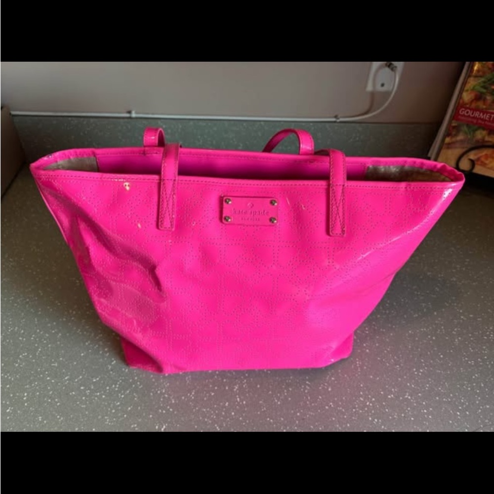 Kate Spade Neon Pink Tote